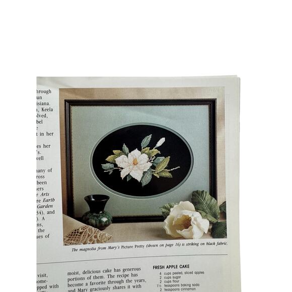 Vintage For The Love of Cross Stitch Project Magazine 1988 LEISURE ARTS V1#1 - Picture 7 of 12